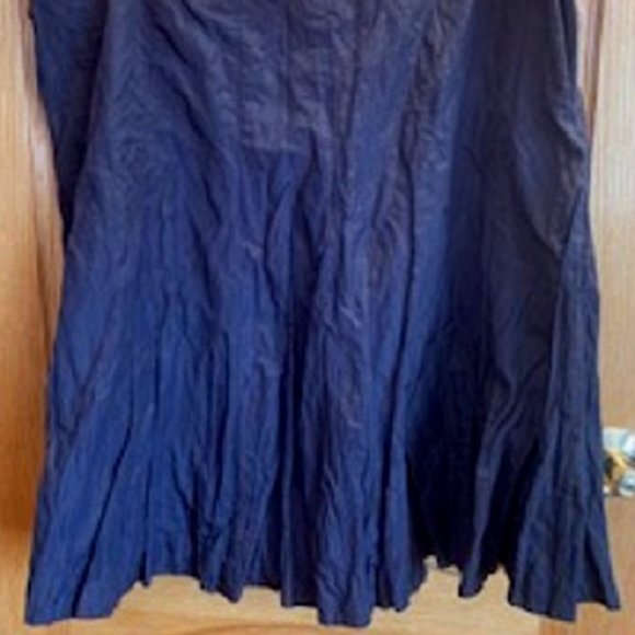 Emanuel Ungaro Women Brown Knee Length A-Line Skirt Fully Lined Side Zip Sz 18W - Picture 3 of 6